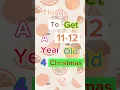 Things to get a 11-12 year old girl or boy for Christmas pt 1