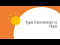 Master Rust Type Conversion with From Into TryFrom and TryInto Traits