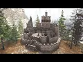 How To Build A Castle timelapse - Conan Exiles Age of Heroes