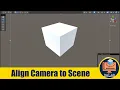Align Camera to the Scene View In Unity
