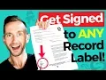 Download Lagu How to Get Signed to a Record Label (Even if you have NO followers!)