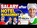 Salary after Hotel Management in Different Jobs and Levels Hotel Management salary Comparison