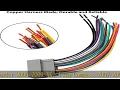 RED WOLF Aftermarket Radio Install Wire Harness Adapter Plug Replacement for Jeep 2003-20
