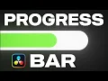 Simple Progress Bar in DaVinci Resolve Tutorial