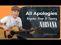 Download Lagu All Apologies Guitar Lesson | Nirvana | Easy Riff