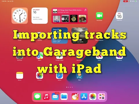 Download MP3 Importing tracks into GARAGEBAND with iPad