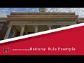 Rational Rule Example