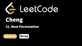LeetCode 31 Next Permutation