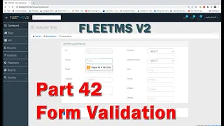 Part 42 - HTML Form Validation Dropdown Regex DataList JavaScript