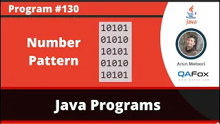 Java Program to print Number Pattern 10101 01010