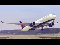 4K Afternoon Departures at Detroit Metro Airport