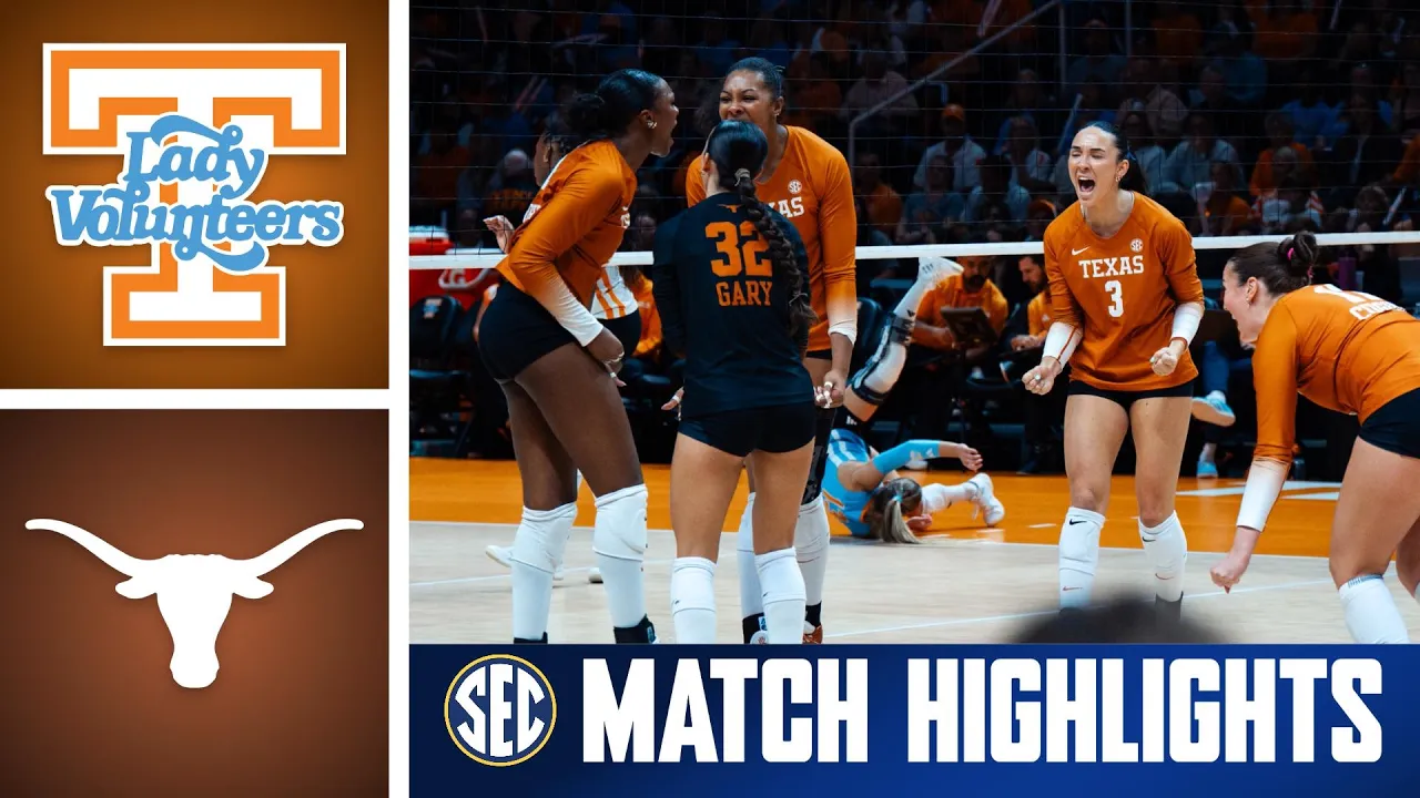 Texas Longhorns at Tennessee Volunteers | Match Highlights | 2026 SEC Volleyball