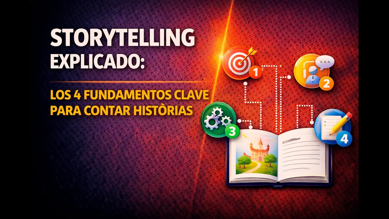 Storytelling explicado: los 4 fundamentos clave para contar historias 📖