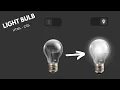 Light Bulb On and Off Toggle Switch Using