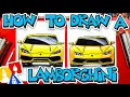 How To Draw A Lamborghini Huracan Front View