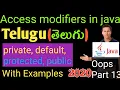 Access Modifiers in java Modifiers in java private default protected public modifiers in java