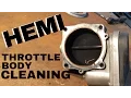 HEMI THROTTLE BODY CLEANING Chrysler Dodge Ram and Jeep