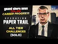 GTA Online Career Progress - Operation Paper Trail All Tier Challenges