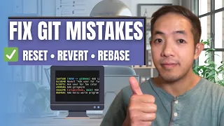 Git Reset vs Revert vs Rebase - Fix Your Mistakes the Right Way