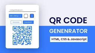 QR Code Generator Javascript Project With Source Code
