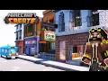 I built a FUNCTIONAL TOWN in Minecraft Create Mod!