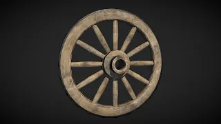 Wooden Wheel Rotating HQ Sound Effect 