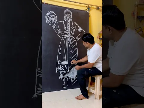Indian women drawing ✍️ #art #drawing #shorts