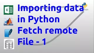 Importing data in python - Fetch remote File