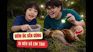 CUỐI TUẦN RA VƯỜN ĐẾM...ỐC SÊN CÙNG GIA ĐÌNH XUÂN BẮC