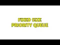 Fixed size priority queue