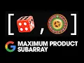 Maximum Product Subarray - 152 LeetCode