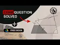 ECZ Grade 12 Mathematics 2024 GCE Paper 2 Q2 Solved Geometrical Construction Loci