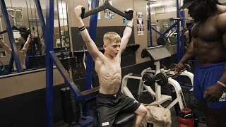 12 YEAR OLD TRAINS WITH ME AT THE MOST DANGEROUS GYM IN AMERICA
