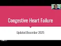 Congestive Heart Failure - Updated 2025