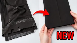 ✅ DON’T THROW THEM AWAY! How to Save Ruined Pants in 10 Minutes