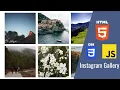 Images Gallery using HTML CSS3 Javascript