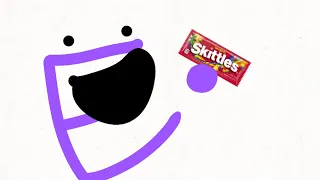 E tries some skittles