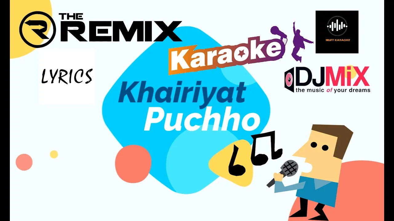 Khairiyat Karaoke I Karaoke Khairiyat Poocho l Arijit Singh I Chhichhore I Sushant I Kushmendra