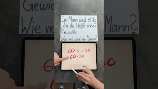 Wie viel wiegt der Mann?🤯