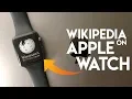 Wikipedia on Apple Watch - Free