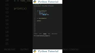 Returning Multiple Values From A Function Python Tutorial