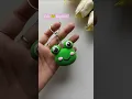 Make CUTE EASY FROGY Keychain with Air dry clay