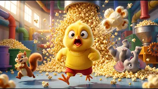 🐥🍿 Yellow Chick's Popcorn Machine Went CRAZY! 😱