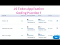Todos Application Coding Practice 7 Answers JavaScript NxtWave Intensive 2 0 No