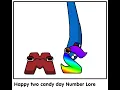 Happy two candy day number lore Alphabet lore Comic Studio