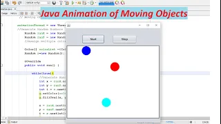 Java Animation Of Moving Objects Netbeans