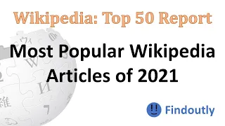 Wikipedia Top 50 Report 2021 Most Popular Articles of the Year Findoutly