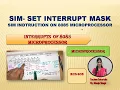 Unit 2 L18 SIM Set Interrupt Mask Interrupts in 8085 Microprocessor SIM instruction
