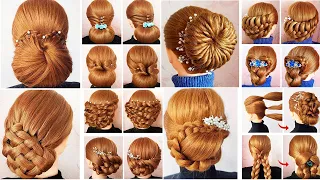 Simple & Stylish Tutorials | Top 12 Easy And Unique Hairstyles | New Half Up Half Down Hairstyles
