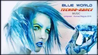 techno dance instrumental music blue world by regula